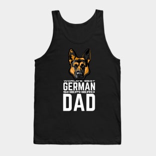 World's Best German Shepherd Dad Tank Top